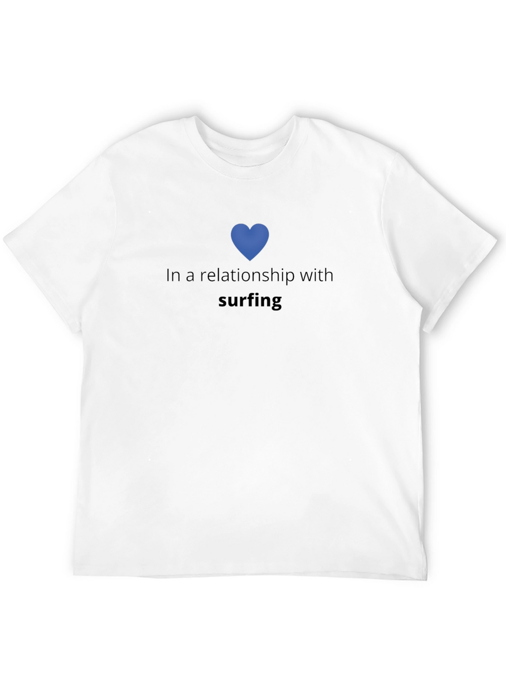 Surfing Relationship T-Shirt - Black