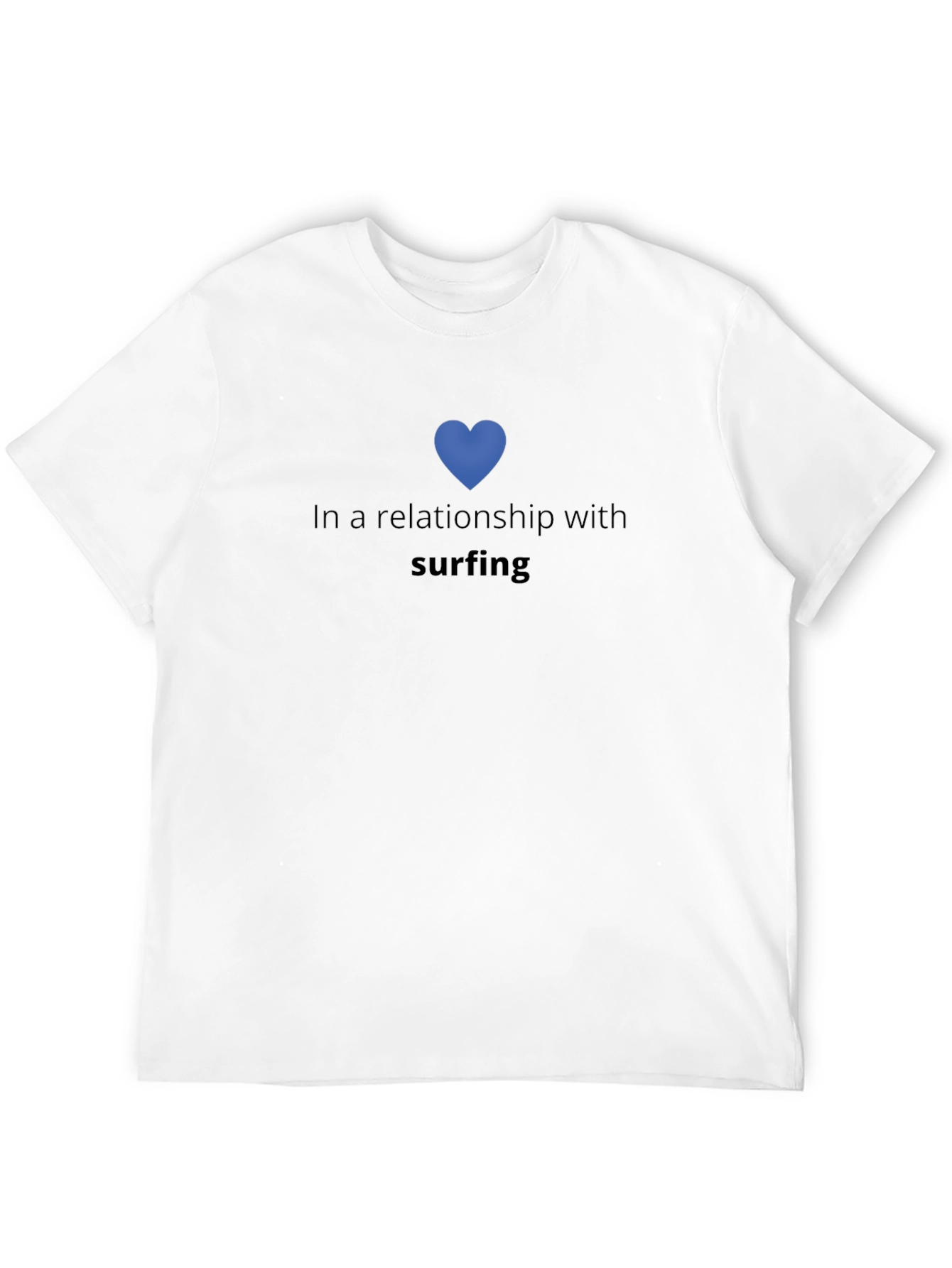 Surfing Relationship T-Shirt - Black