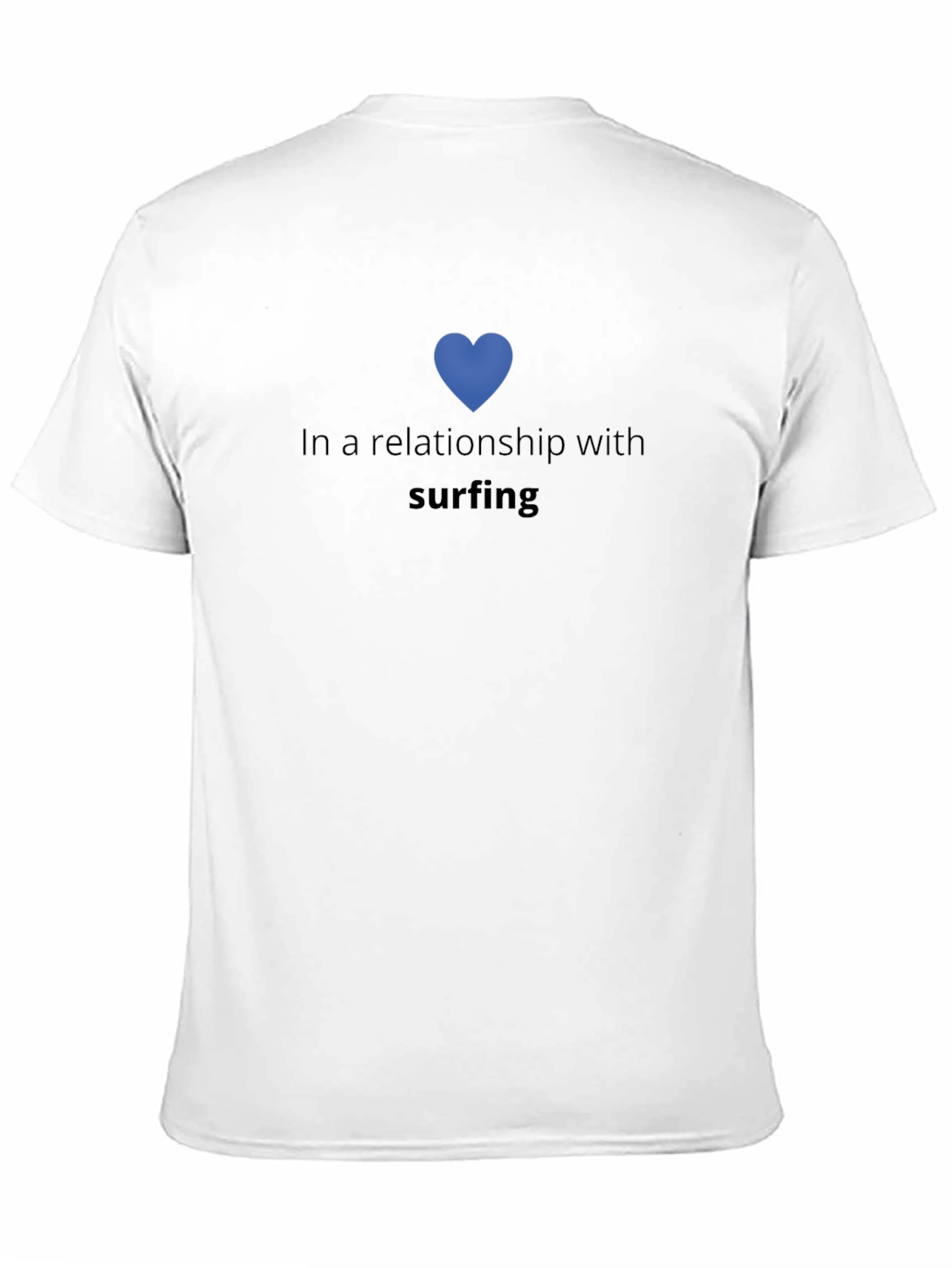Surfing Relationship T-Shirt - Black