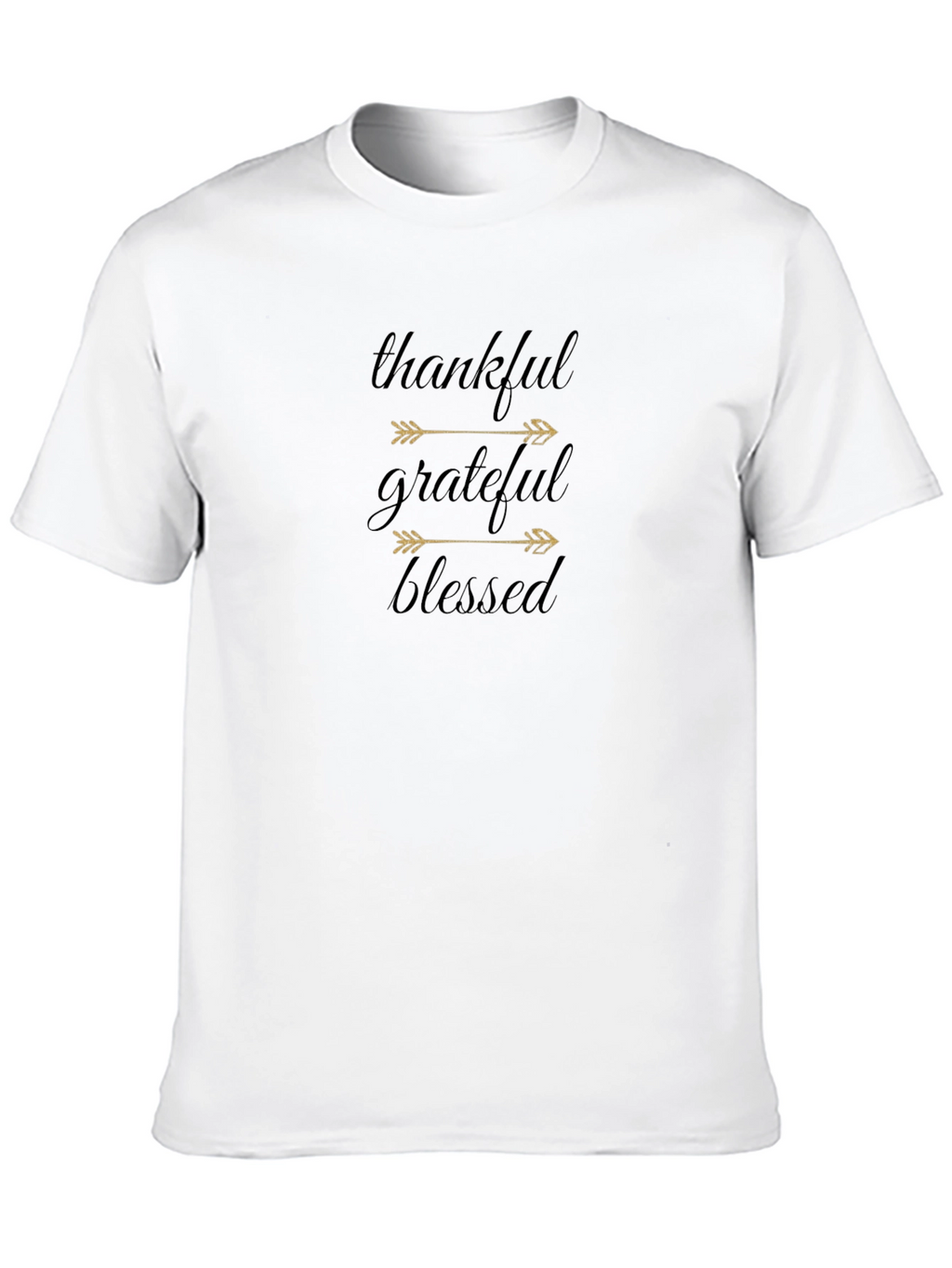 Thankful Grateful Blessed Graphic Tee