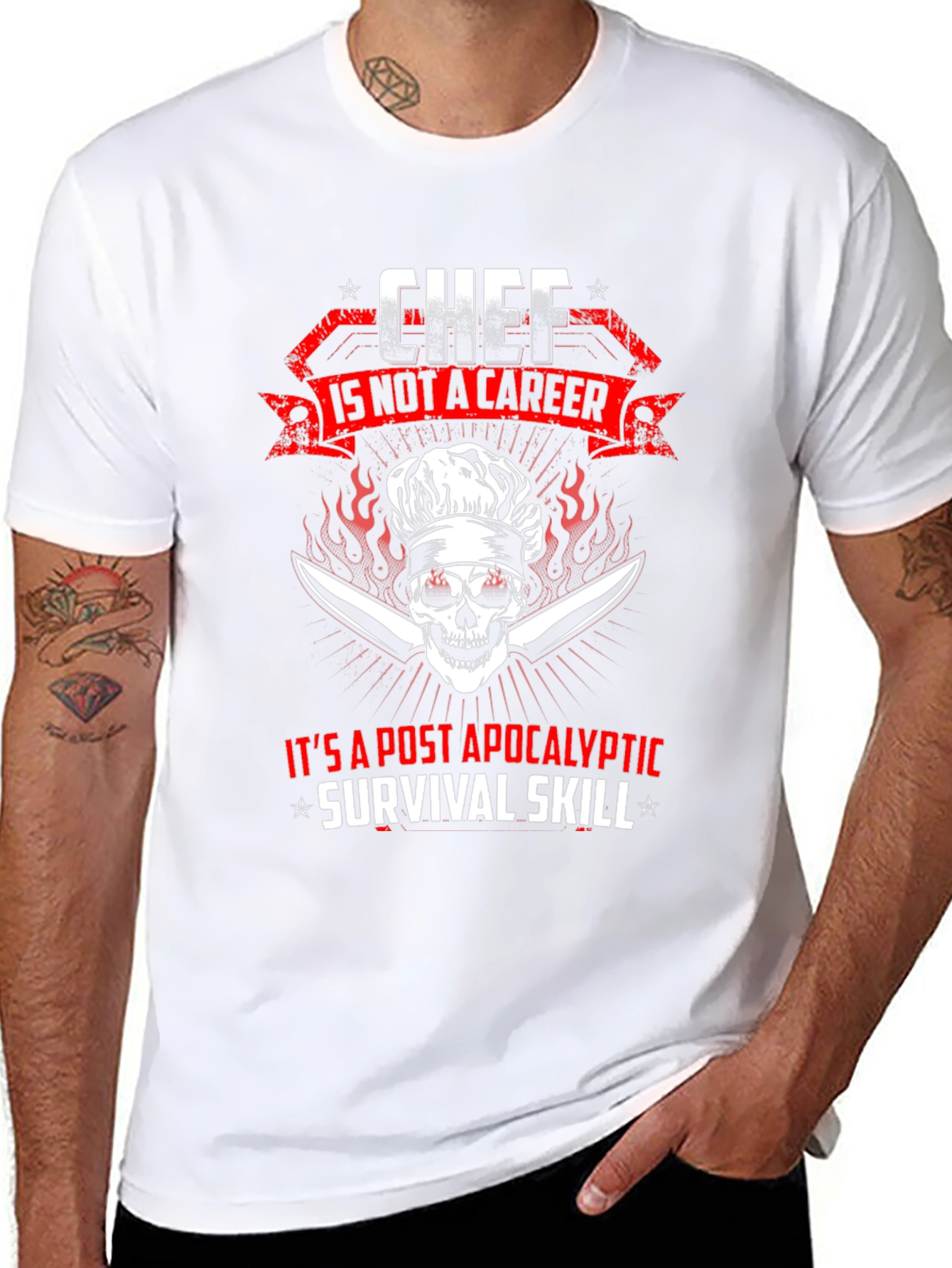 Chef Post-Apocalyptic Survival Skill T-Shirt