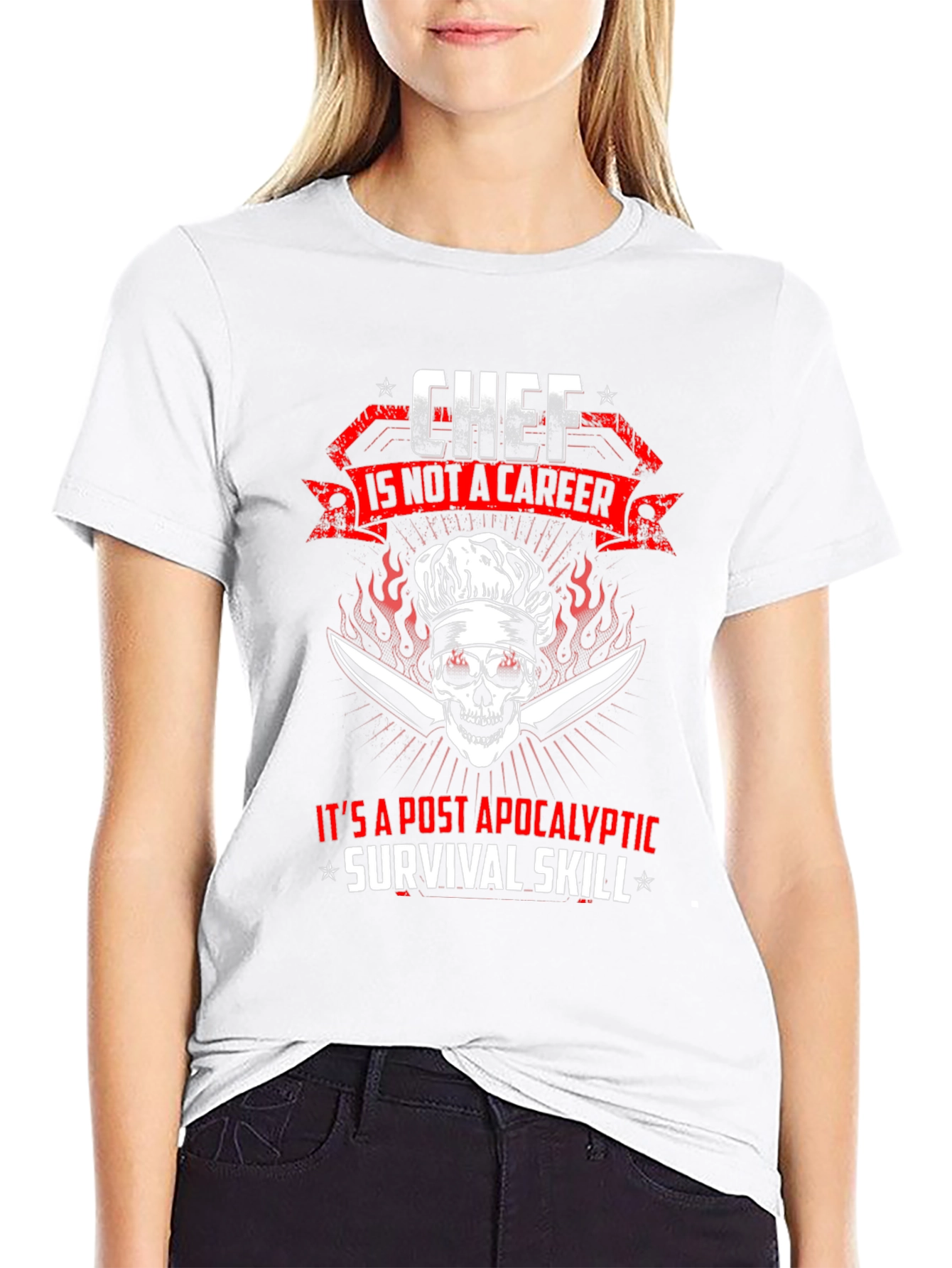 Chef Post-Apocalyptic Survival Skill T-Shirt