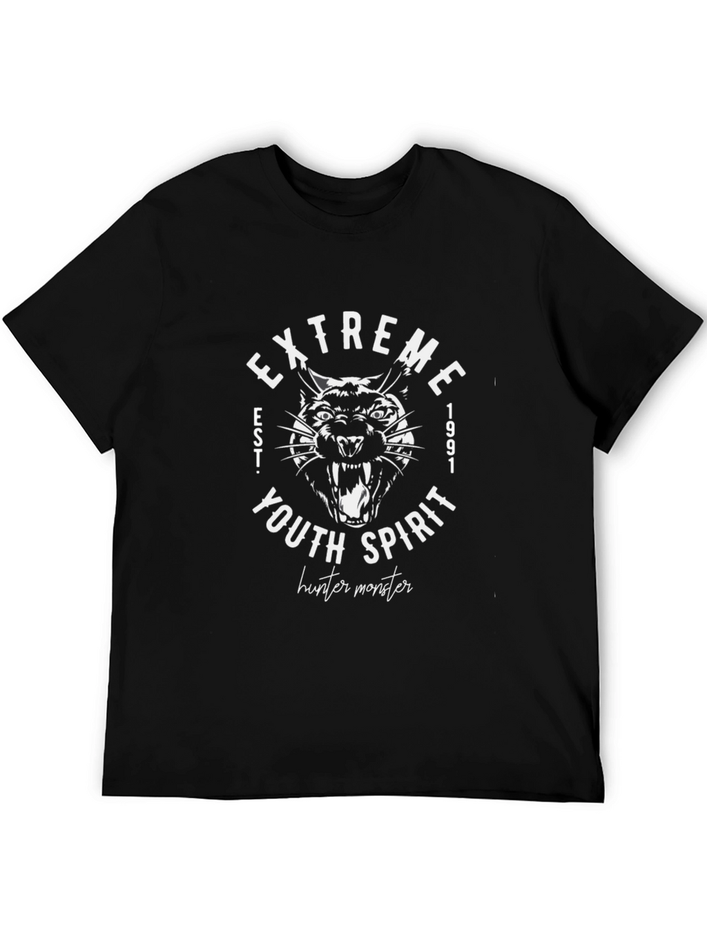 Extreme Youth Spirit Black Graphic Tee