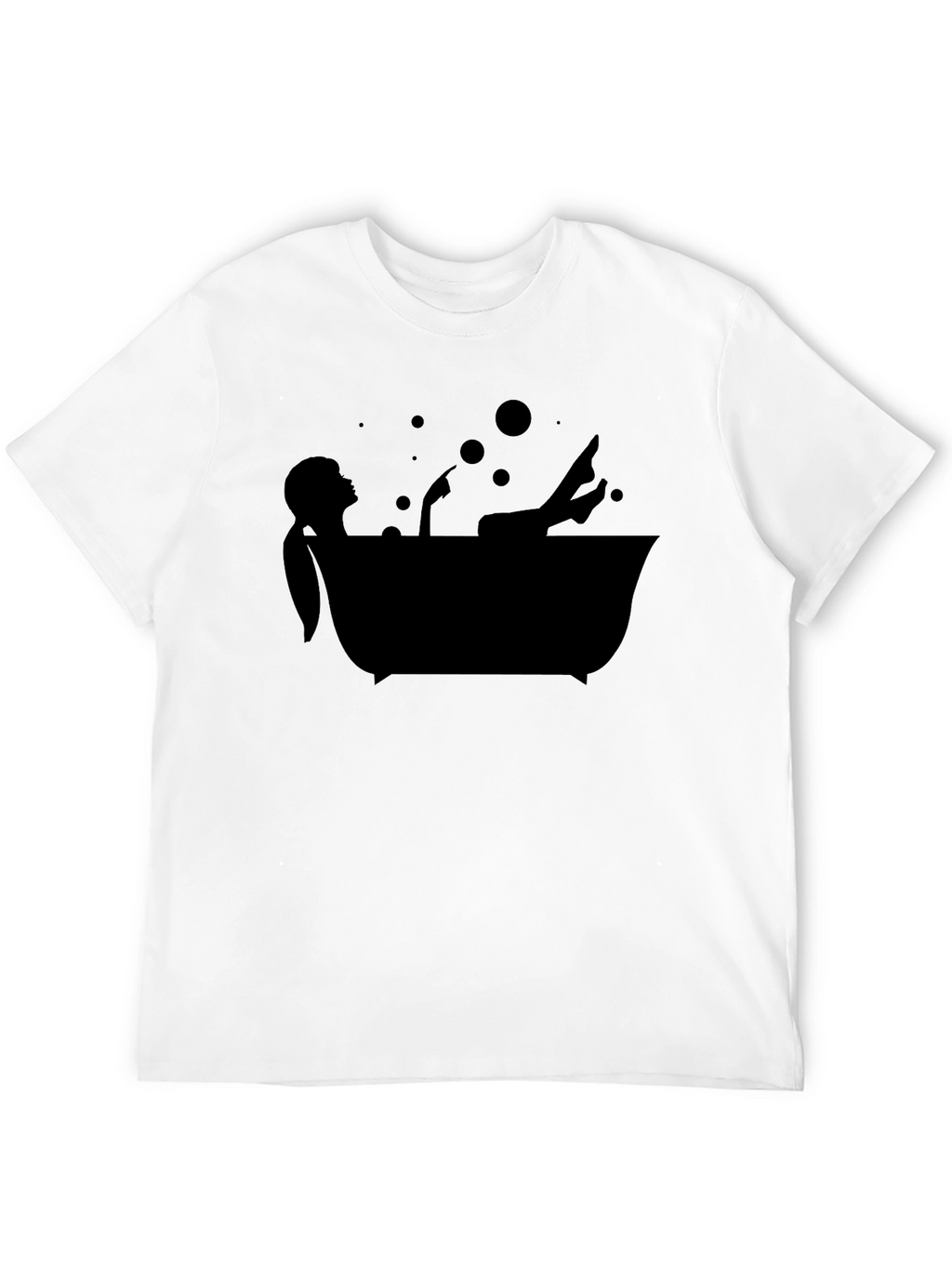 Relaxing Bathtub T-Shirt - Minimalist Style