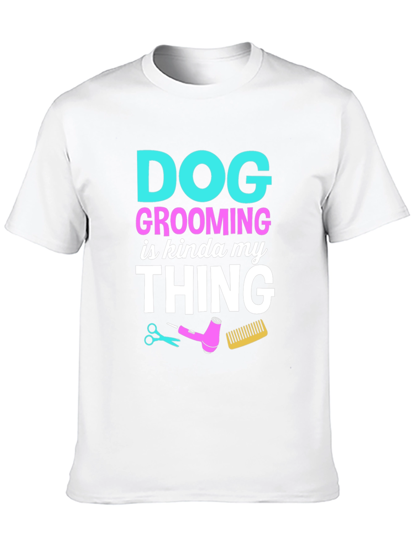 Dog Grooming Is My Thing Black T-Shirt