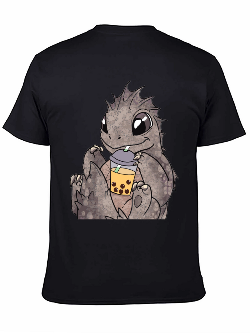 Cute Dinosaur Bubble Tea Graphic Tee