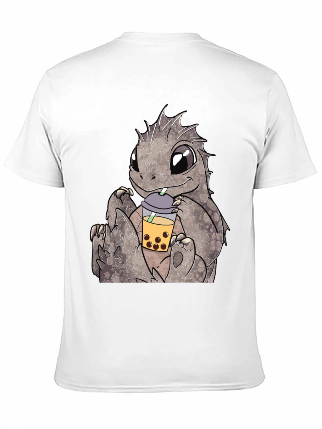Cute Dinosaur Bubble Tea Graphic Tee