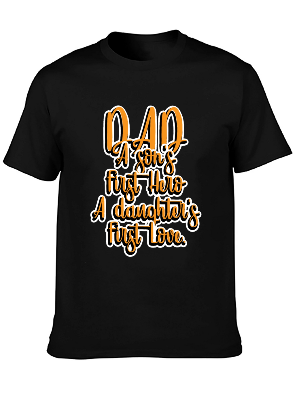 Dad Hero Love Graphic T-Shirt