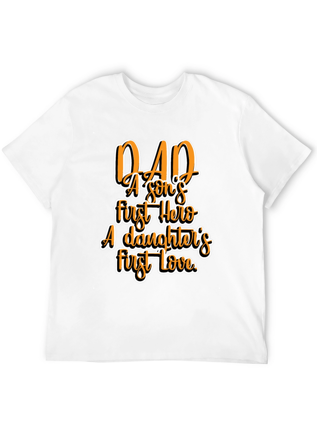 Dad Hero Love Graphic T-Shirt