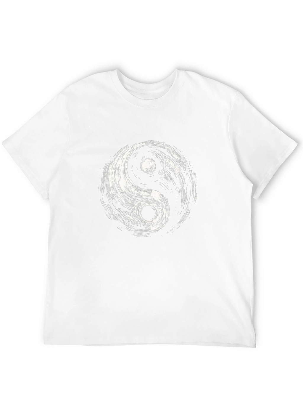 Yin Yang Graphic Tee - Black Cotton Blend