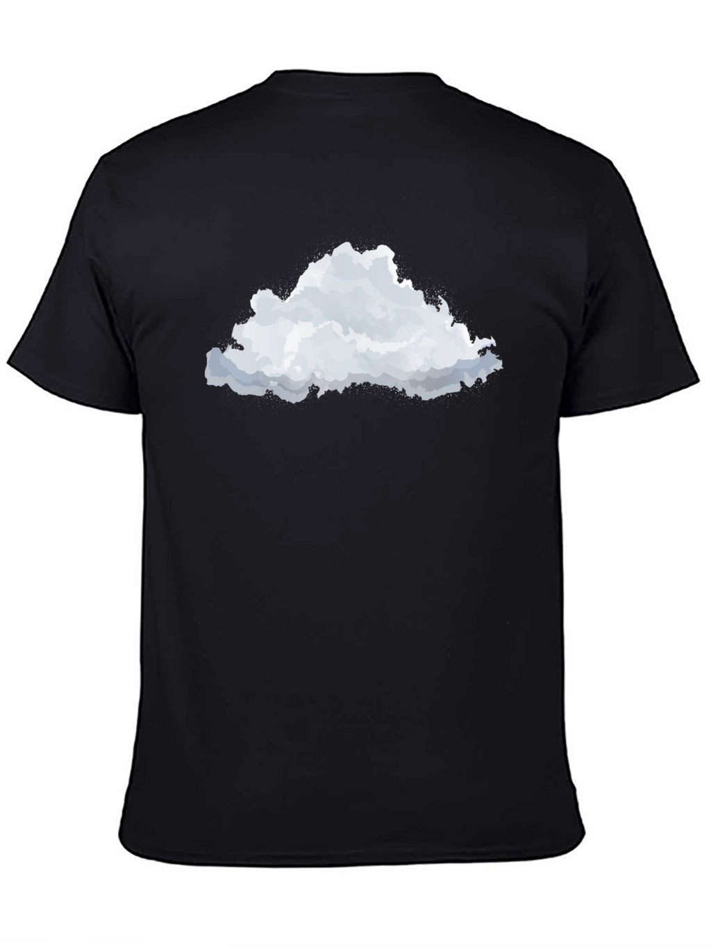 Cloud Graphic Black T-Shirt