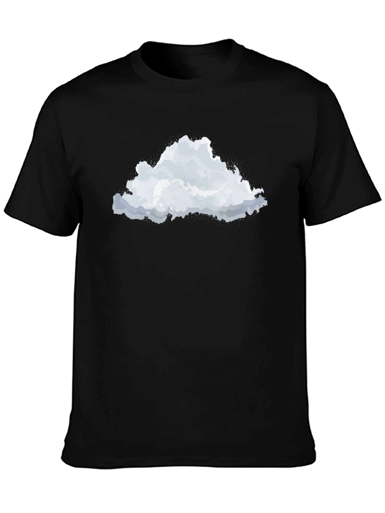 Cloud Graphic Black T-Shirt
