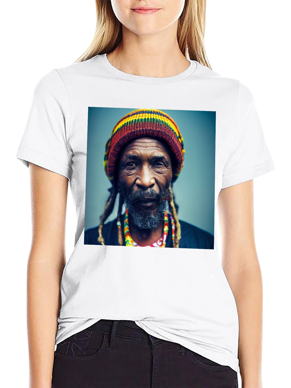 Rasta Man Graphic Tee - Cool Reggae Style