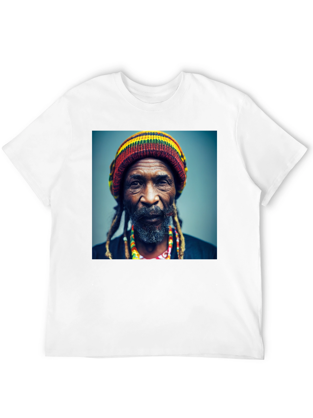 Rasta Man Graphic Tee - Cool Reggae Style