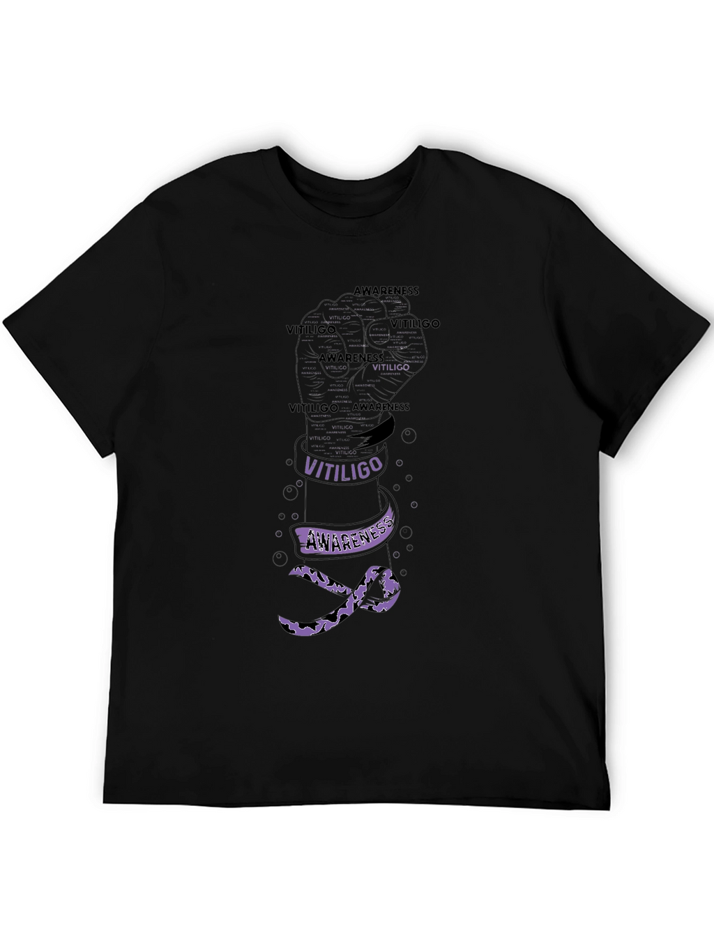 Vitiligo Awareness Fist T-Shirt