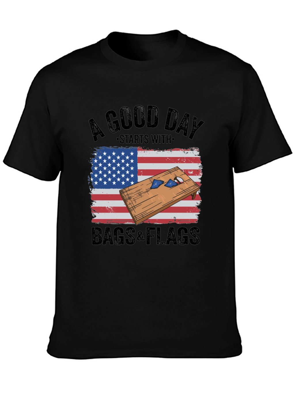 Bags & Flags Graphic T-Shirt