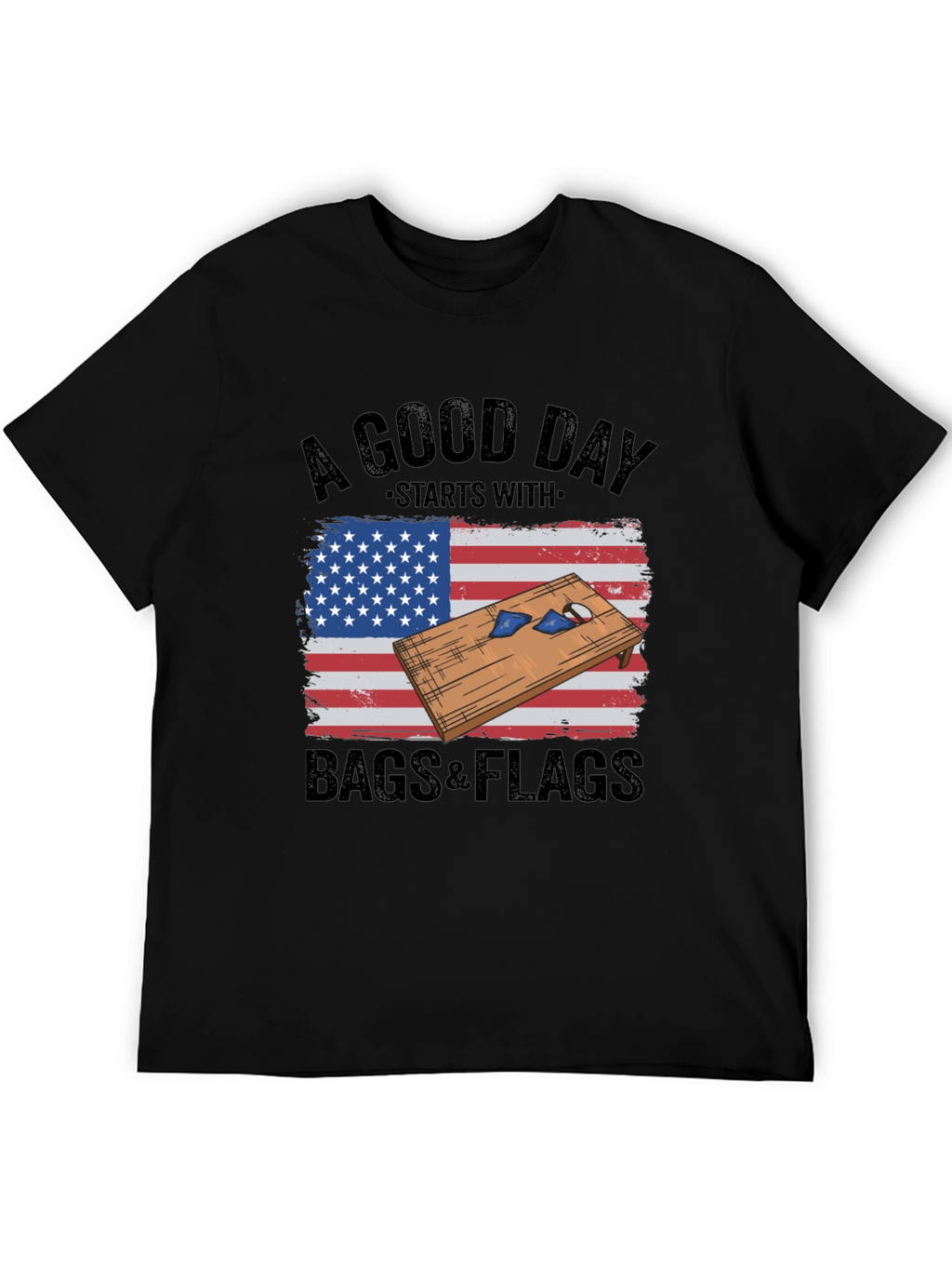 Bags & Flags Graphic T-Shirt