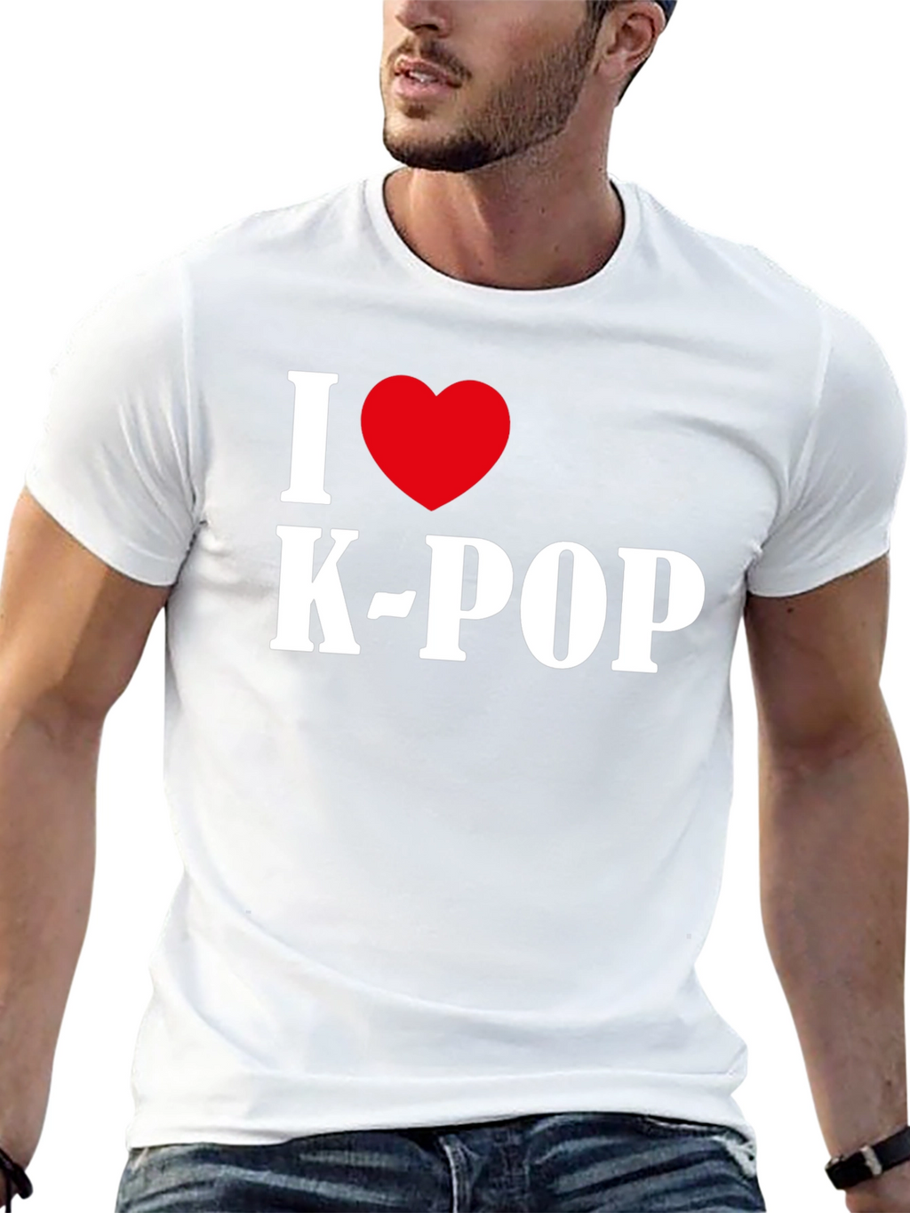 I Heart K-Pop Black T-Shirt
