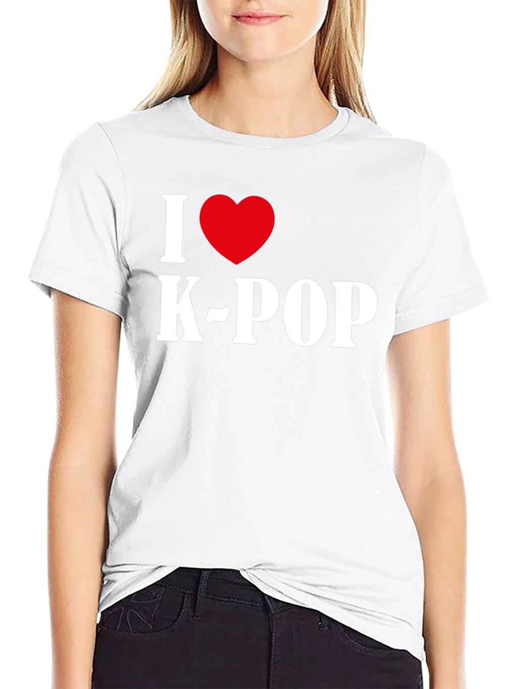 I Heart K-Pop Black T-Shirt