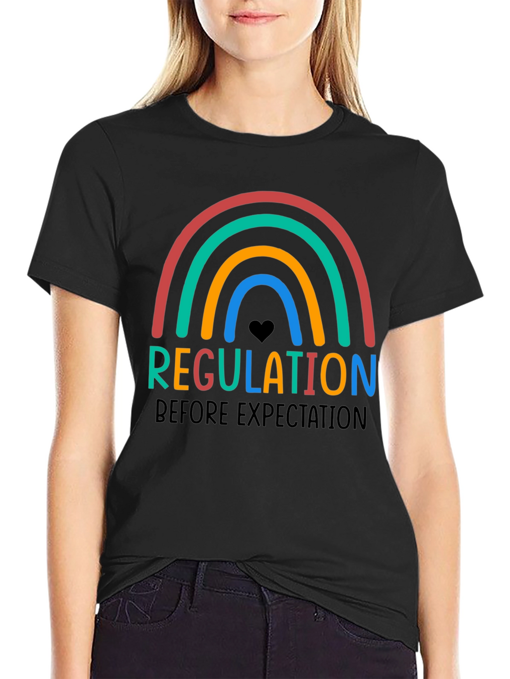 Regulation Before Expectation Rainbow T-Shirt
