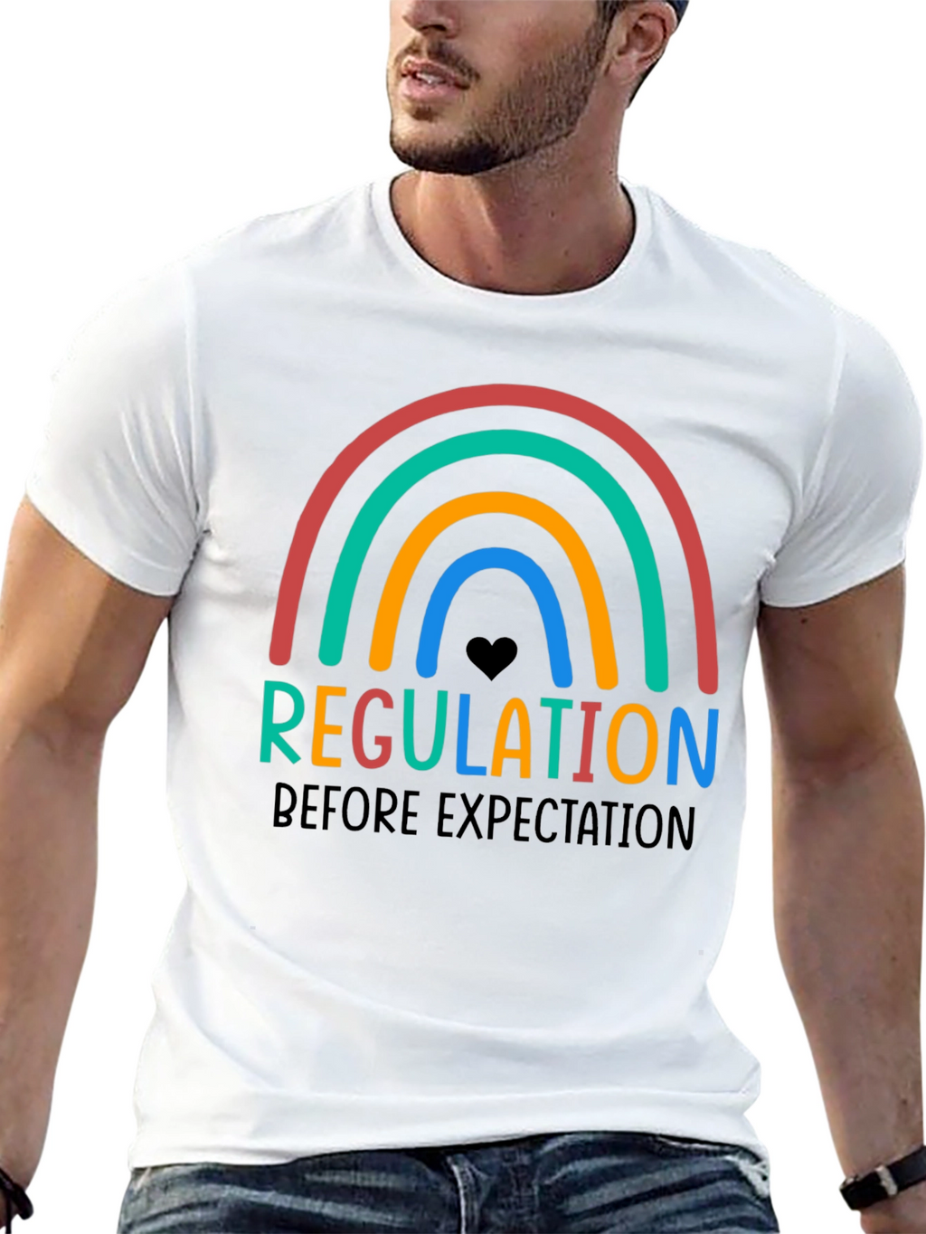 Regulation Before Expectation Rainbow T-Shirt