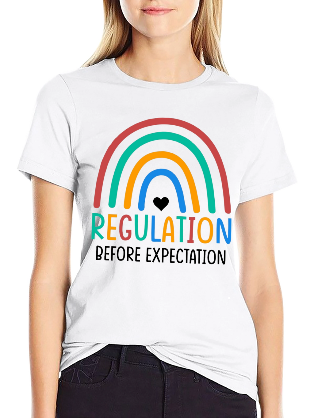 Regulation Before Expectation Rainbow T-Shirt