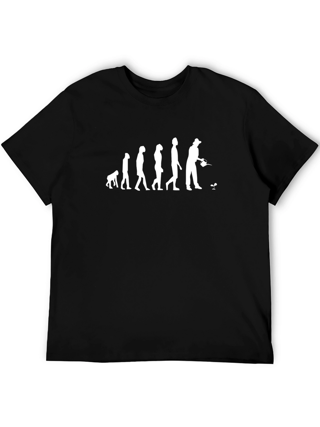 Evolution of Gardener T-Shirt - Black Cotton Tee
