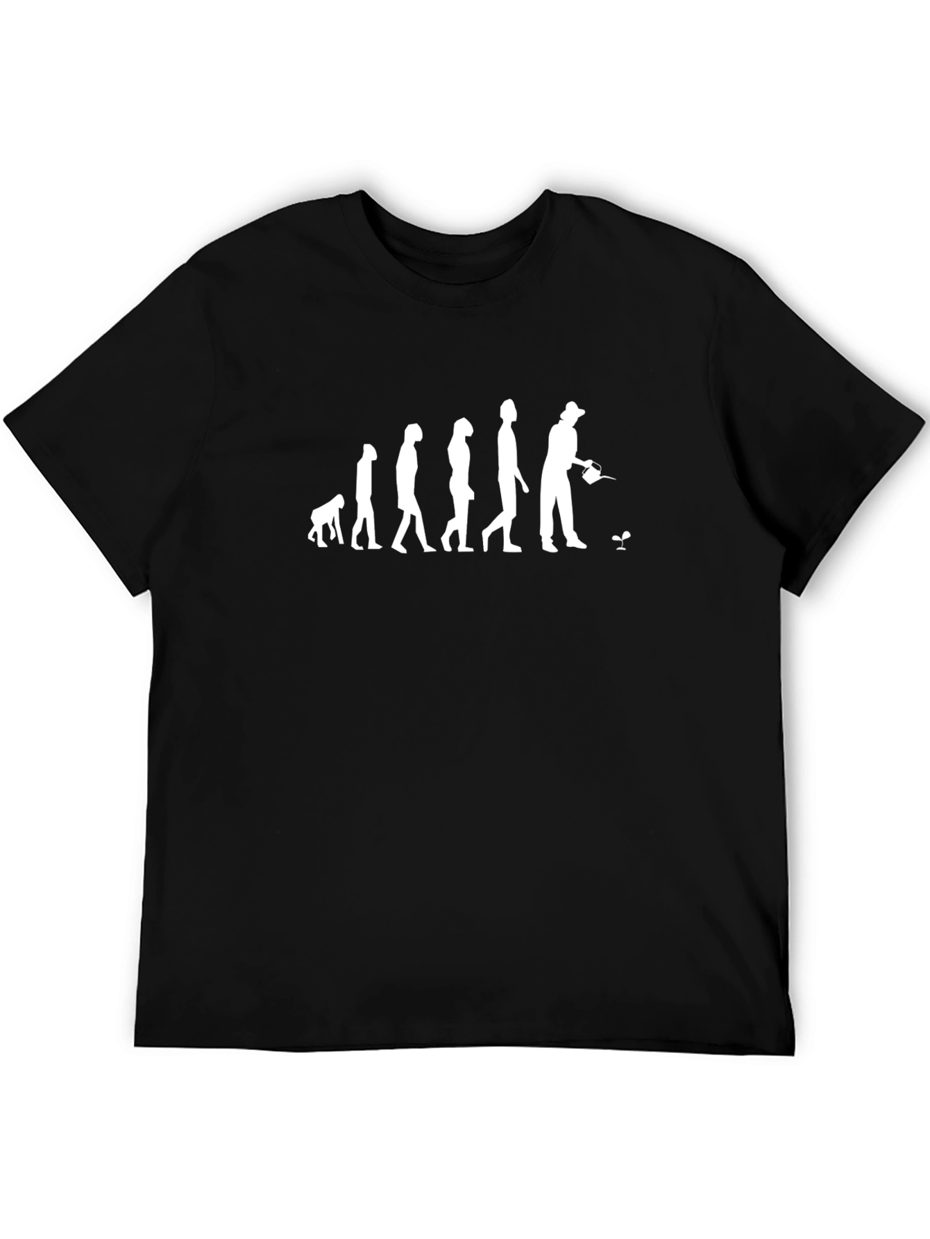 Evolution of Gardener T-Shirt - Black Cotton Tee