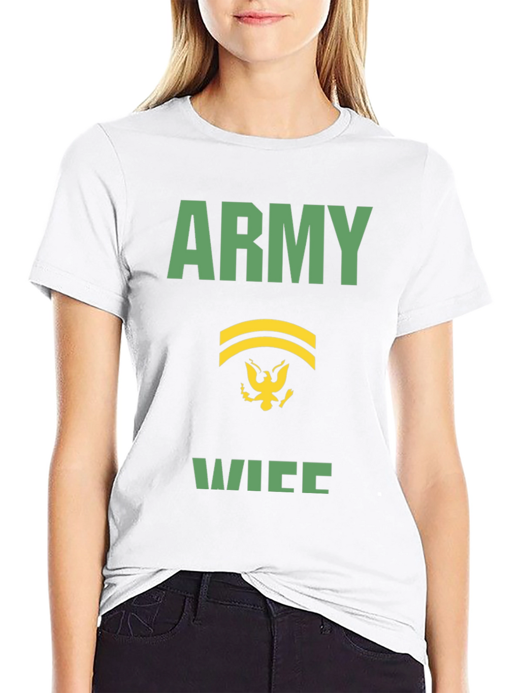 Army Wife Graphic Tee - Military Pride