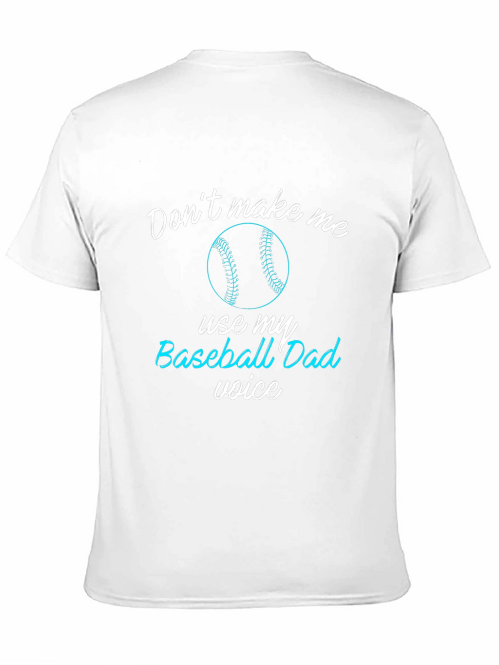 Baseball Dad Voice Graphic T-Shirt
