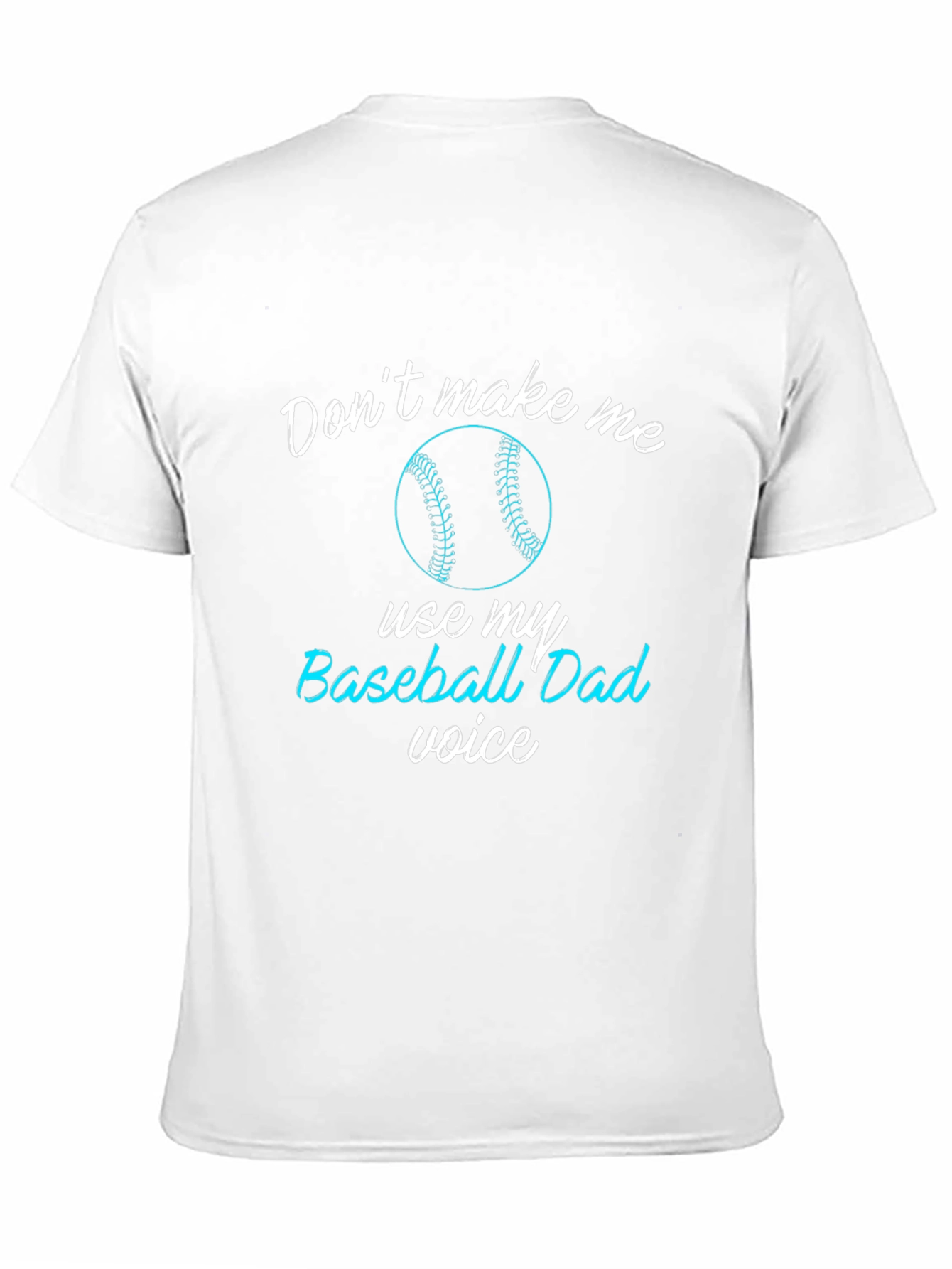 Baseball Dad Voice Graphic T-Shirt