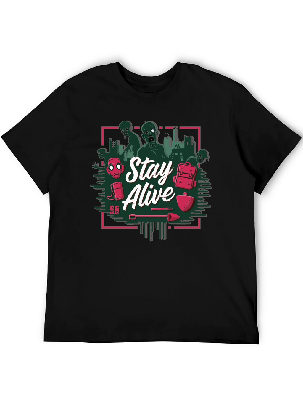 Stay Alive Zombie Apocalypse T-Shirt