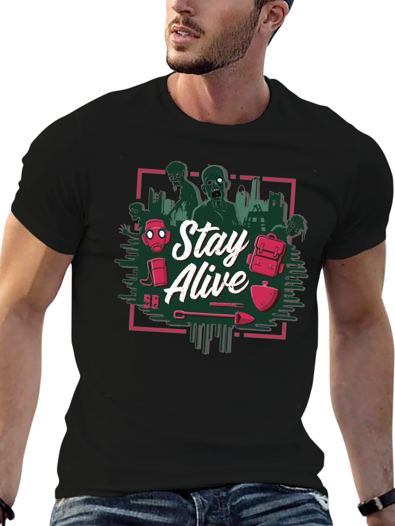 Stay Alive Zombie Apocalypse T-Shirt