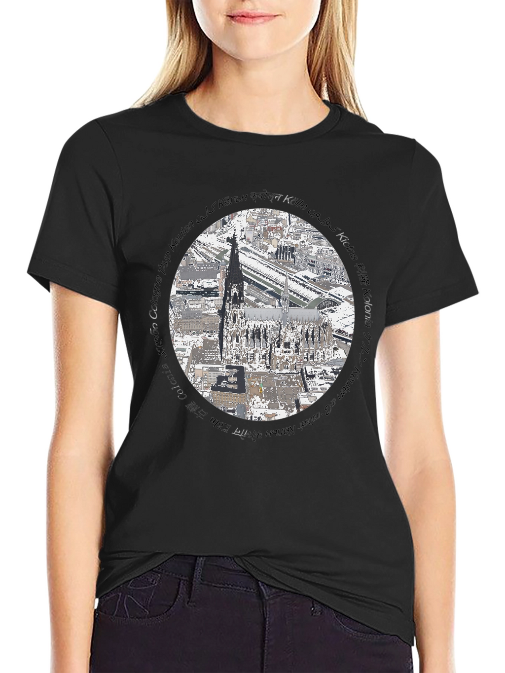 Cologne Cathedral T-Shirt - Architectural Landmark Tee