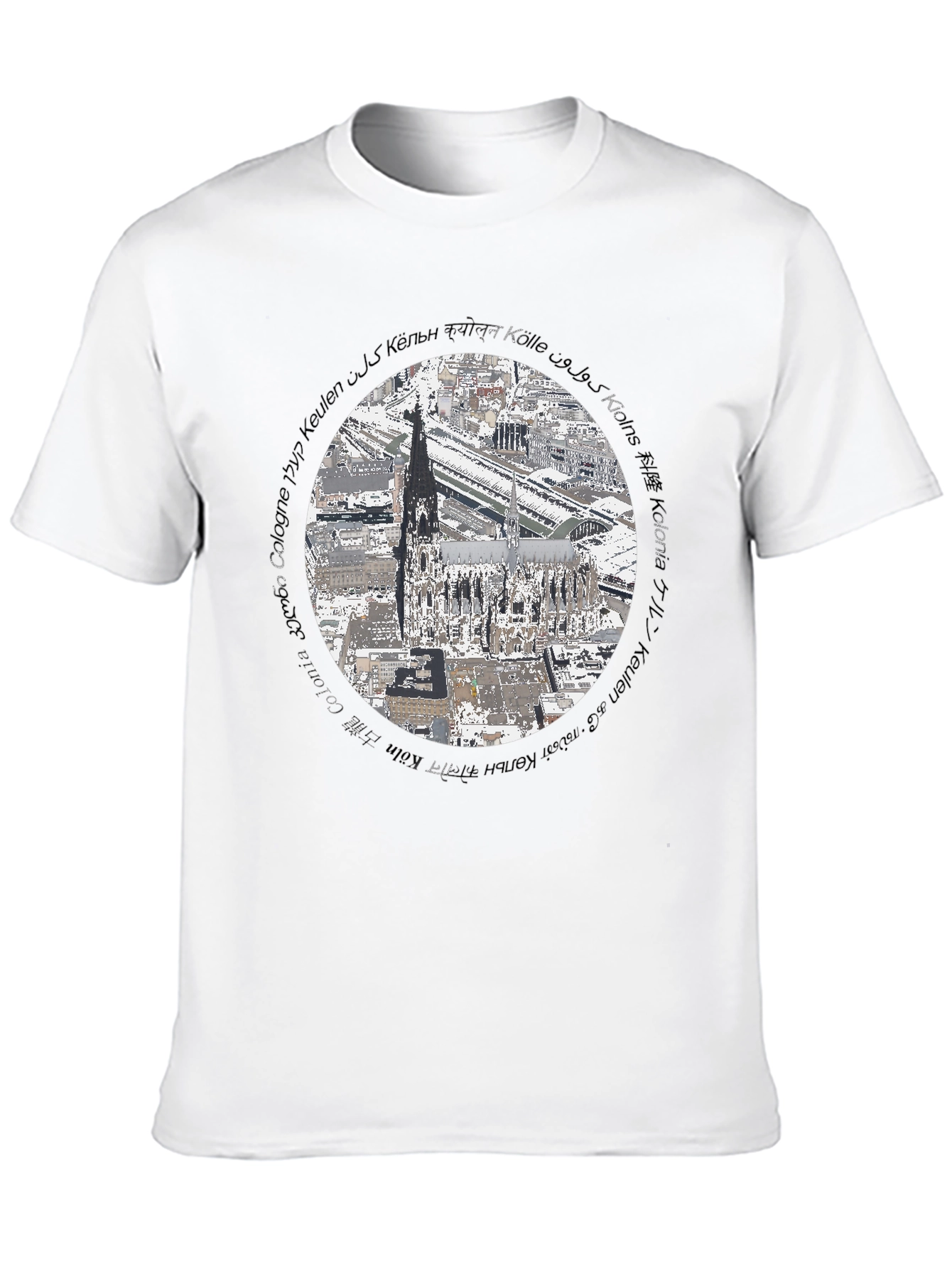 Cologne Cathedral T-Shirt - Architectural Landmark Tee
