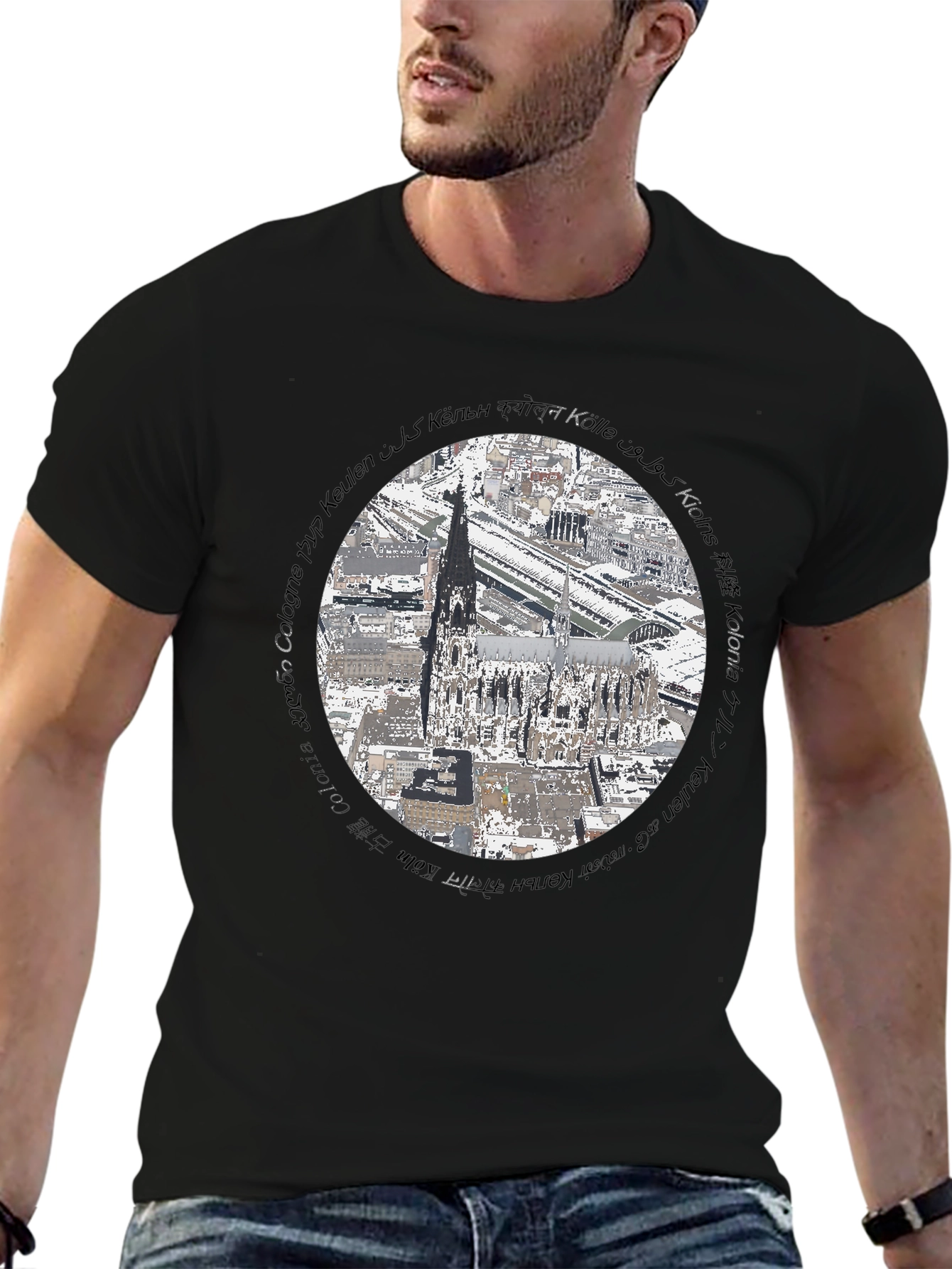 Cologne Cathedral T-Shirt - Architectural Landmark Tee