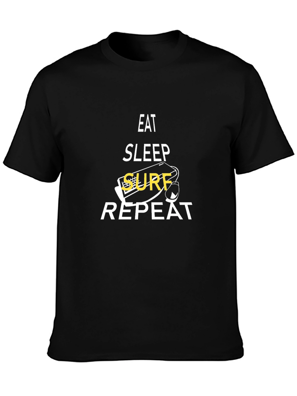 Eat Sleep Surf Repeat T-Shirt - Surfing Lifestyle Tee