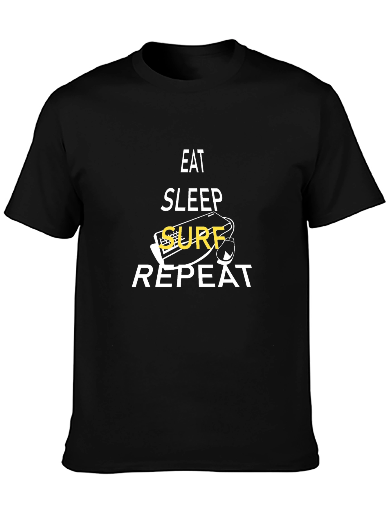 Eat Sleep Surf Repeat T-Shirt - Surfing Lifestyle Tee