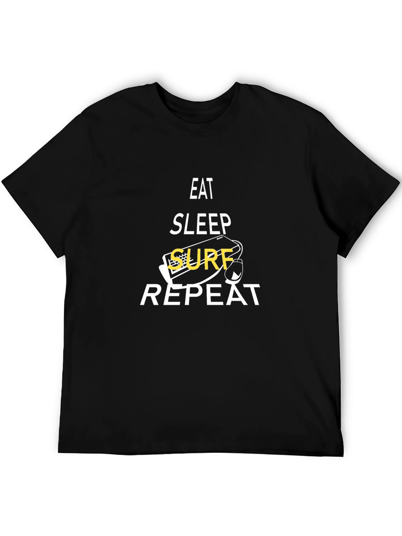 Eat Sleep Surf Repeat T-Shirt - Surfing Lifestyle Tee