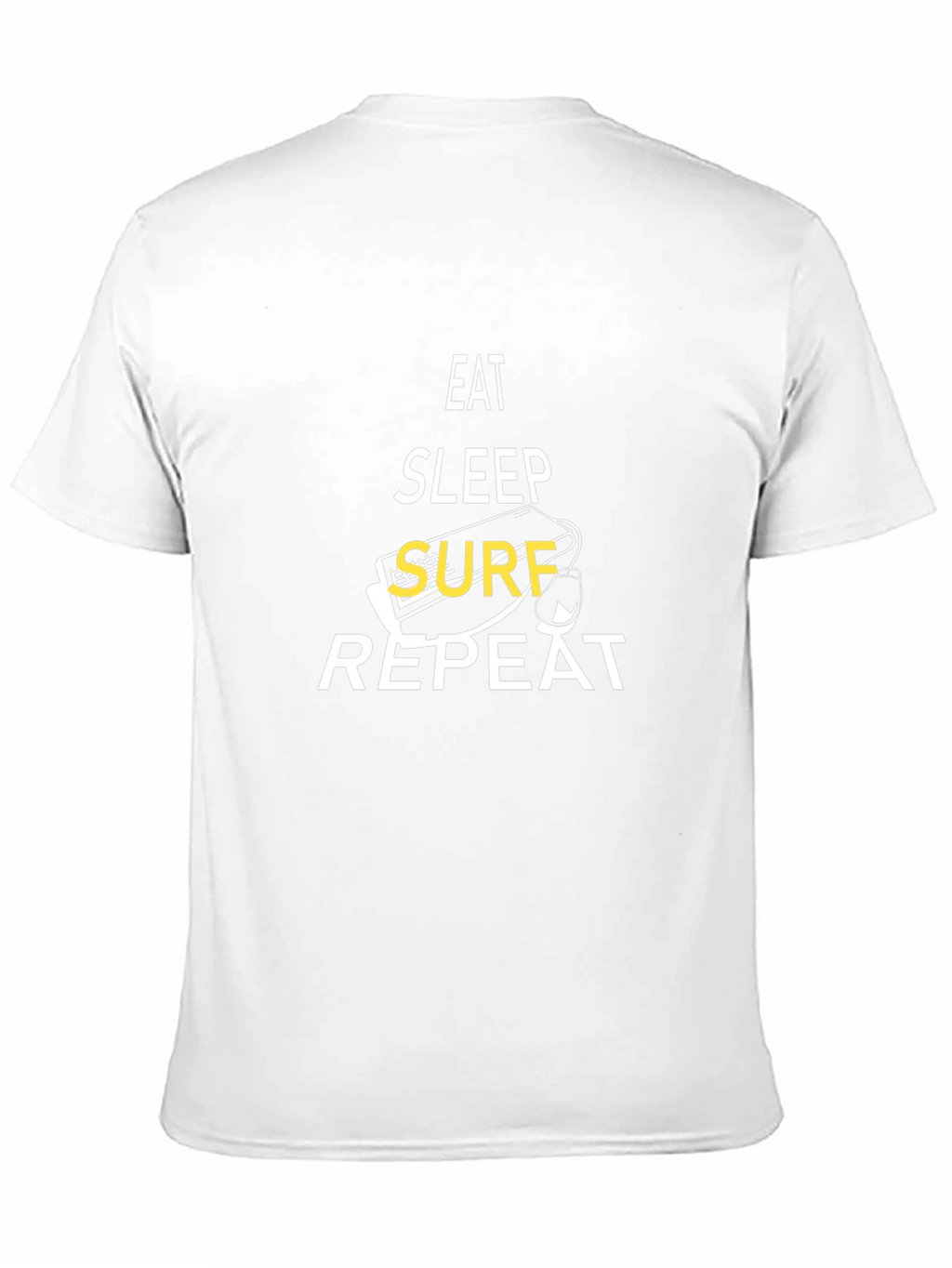 Eat Sleep Surf Repeat T-Shirt - Surfing Lifestyle Tee