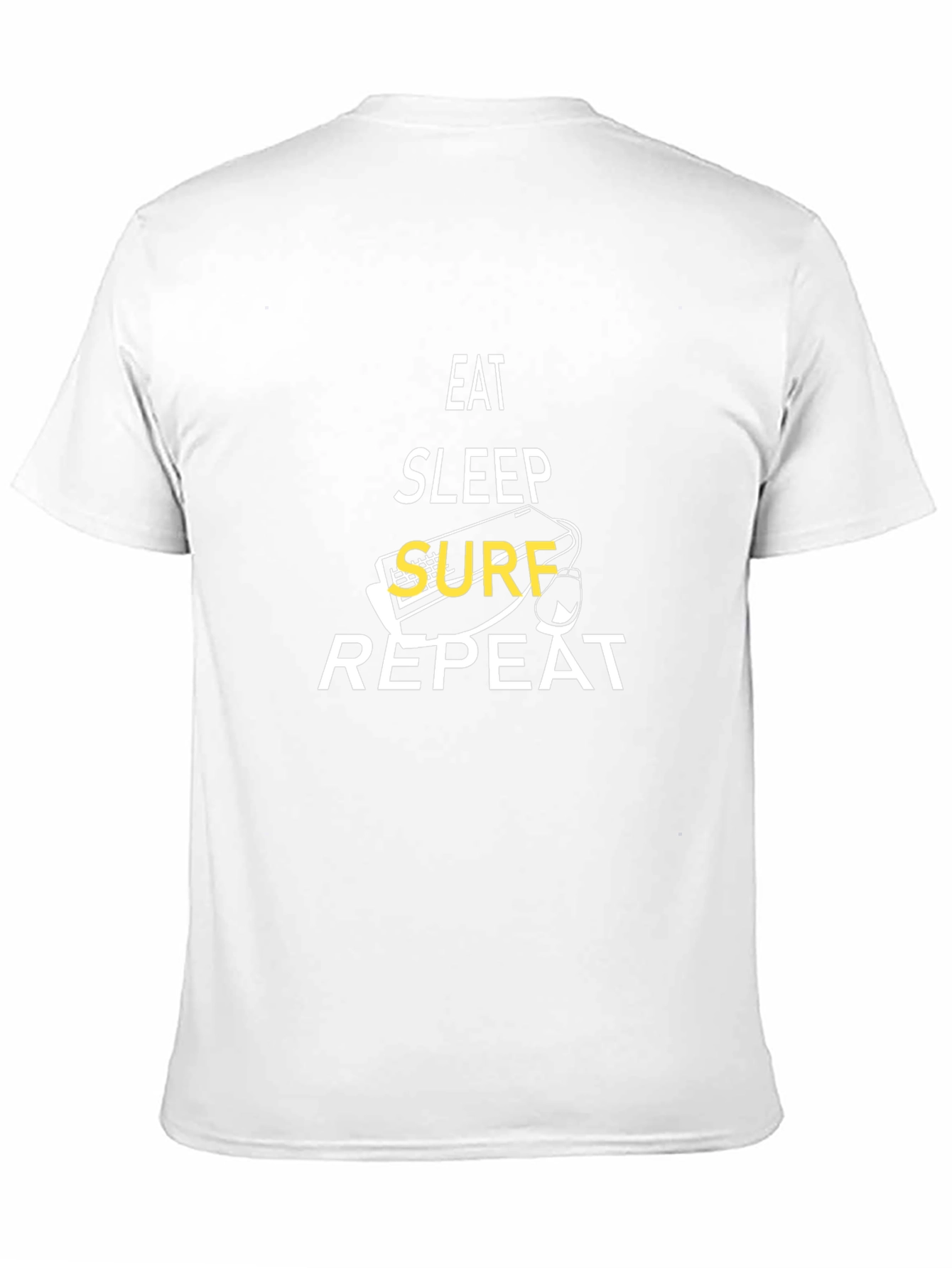 Eat Sleep Surf Repeat T-Shirt - Surfing Lifestyle Tee
