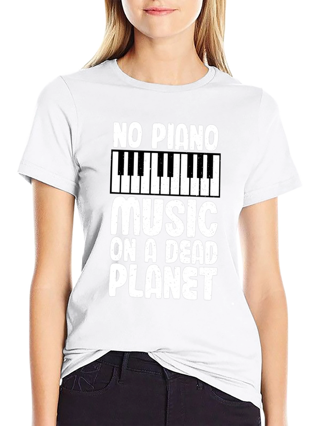 No Piano Music on a Dead Planet T-Shirt