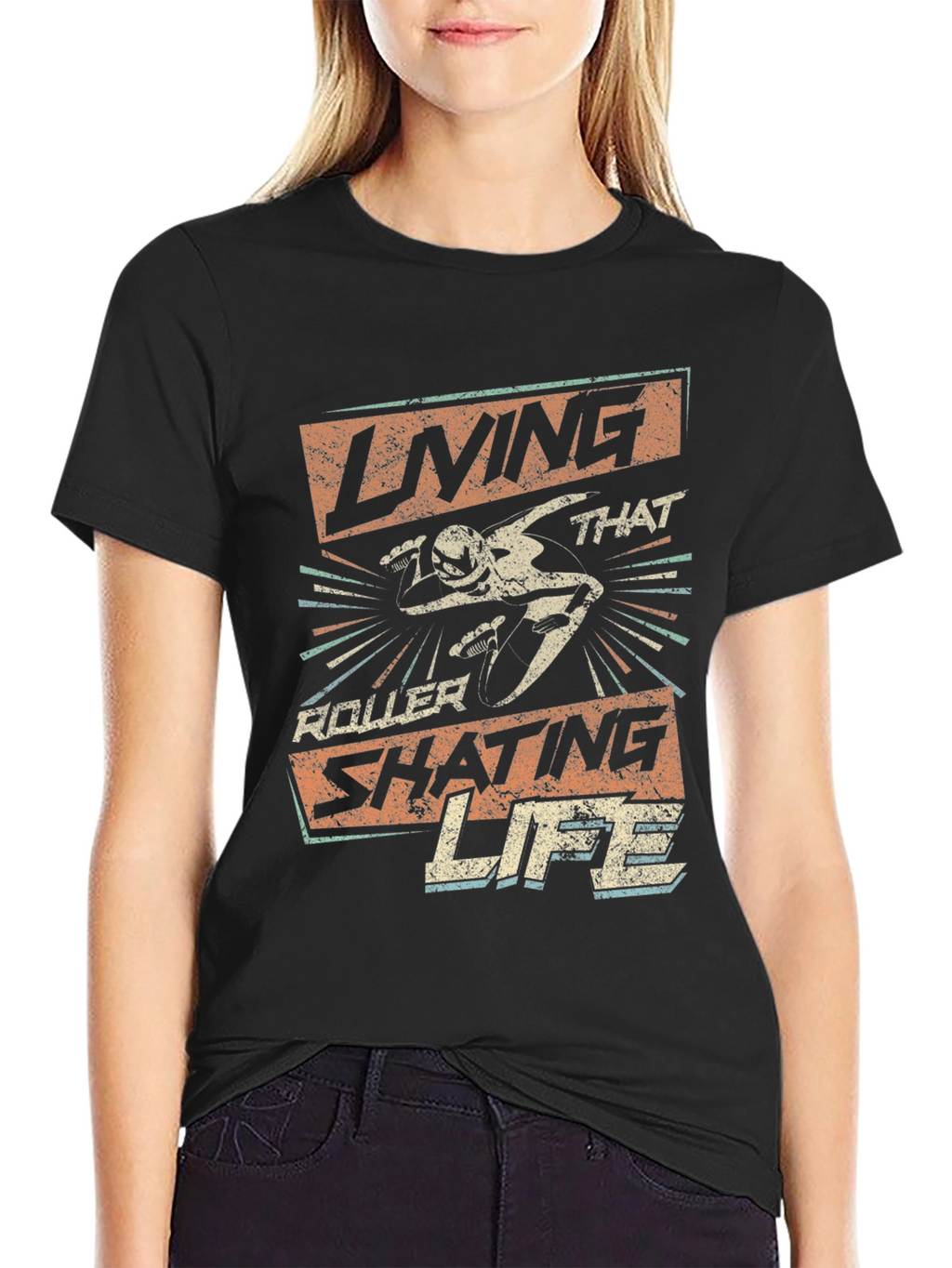 Living That Roller Skating Life T-Shirt
