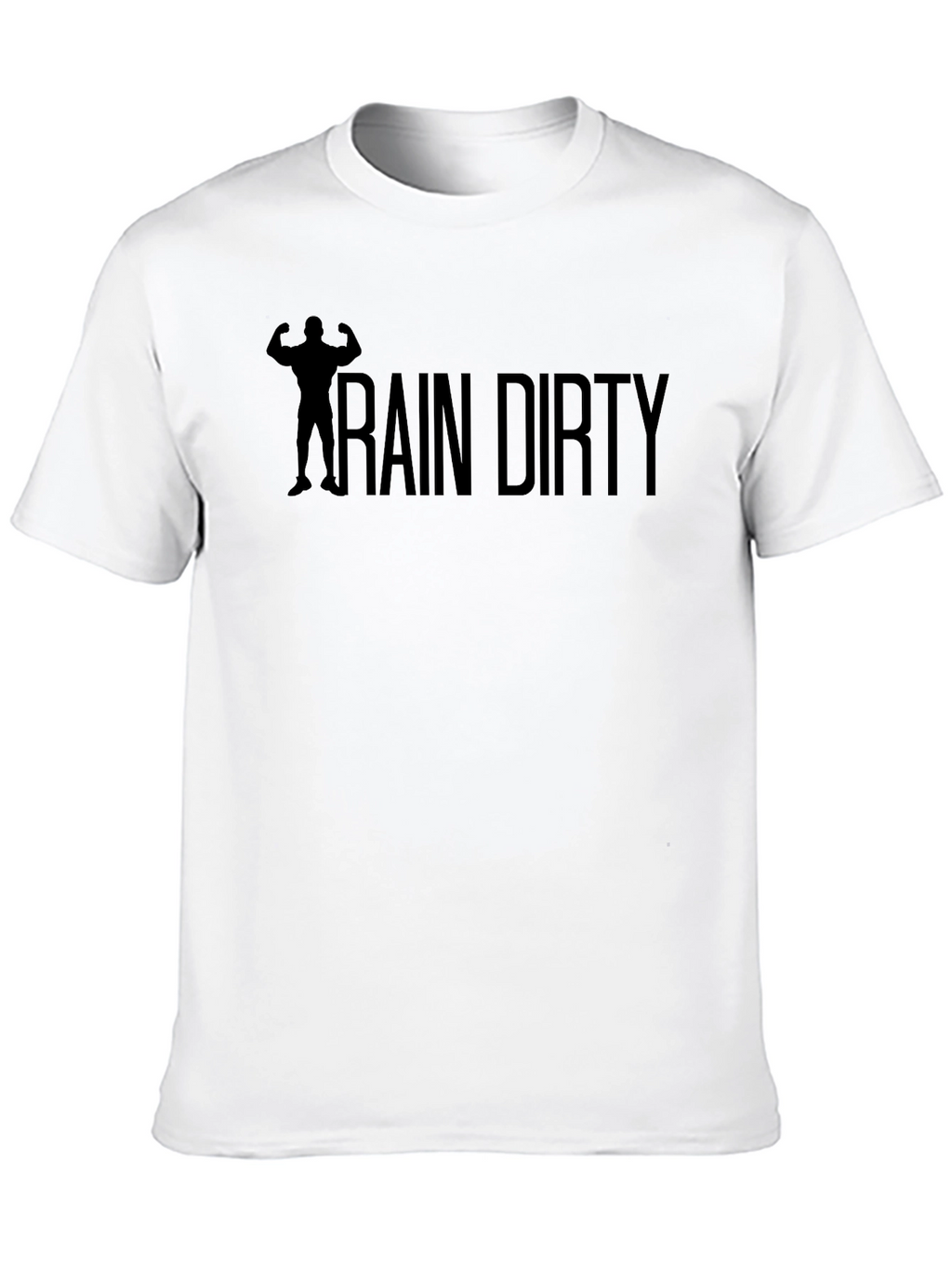 Train Dirty Black Graphic Tee