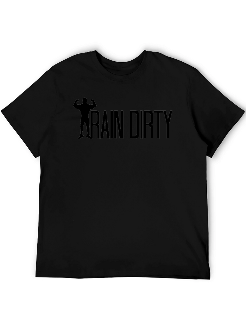 Train Dirty Black Graphic Tee