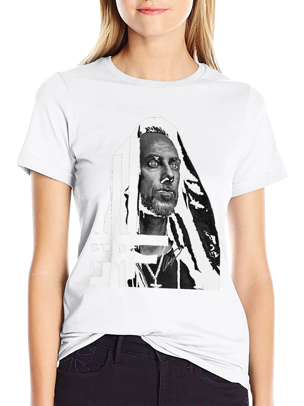 Graphic Print Crew Neck T-Shirt
