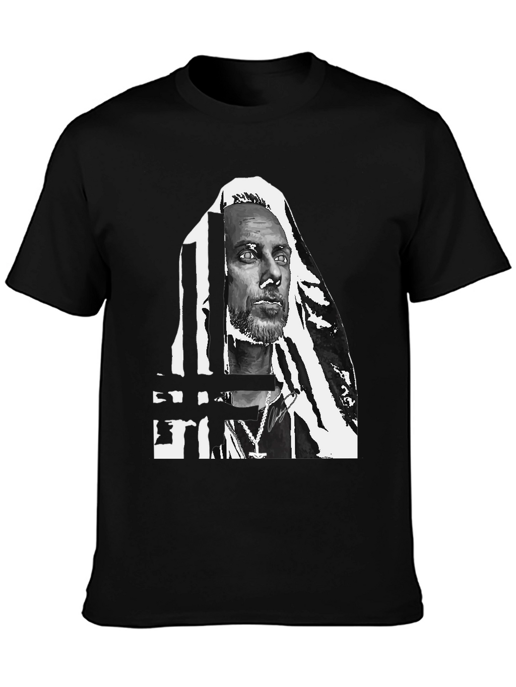 Graphic Print Crew Neck T-Shirt