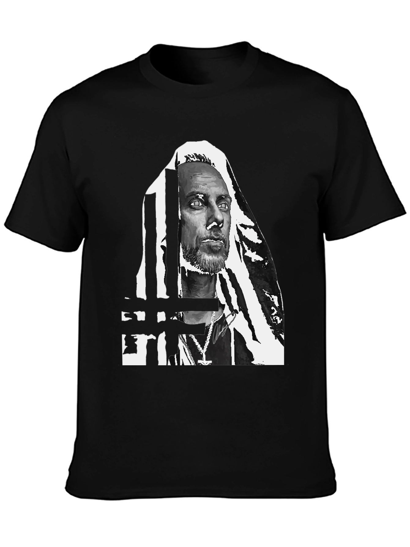 Graphic Print Crew Neck T-Shirt