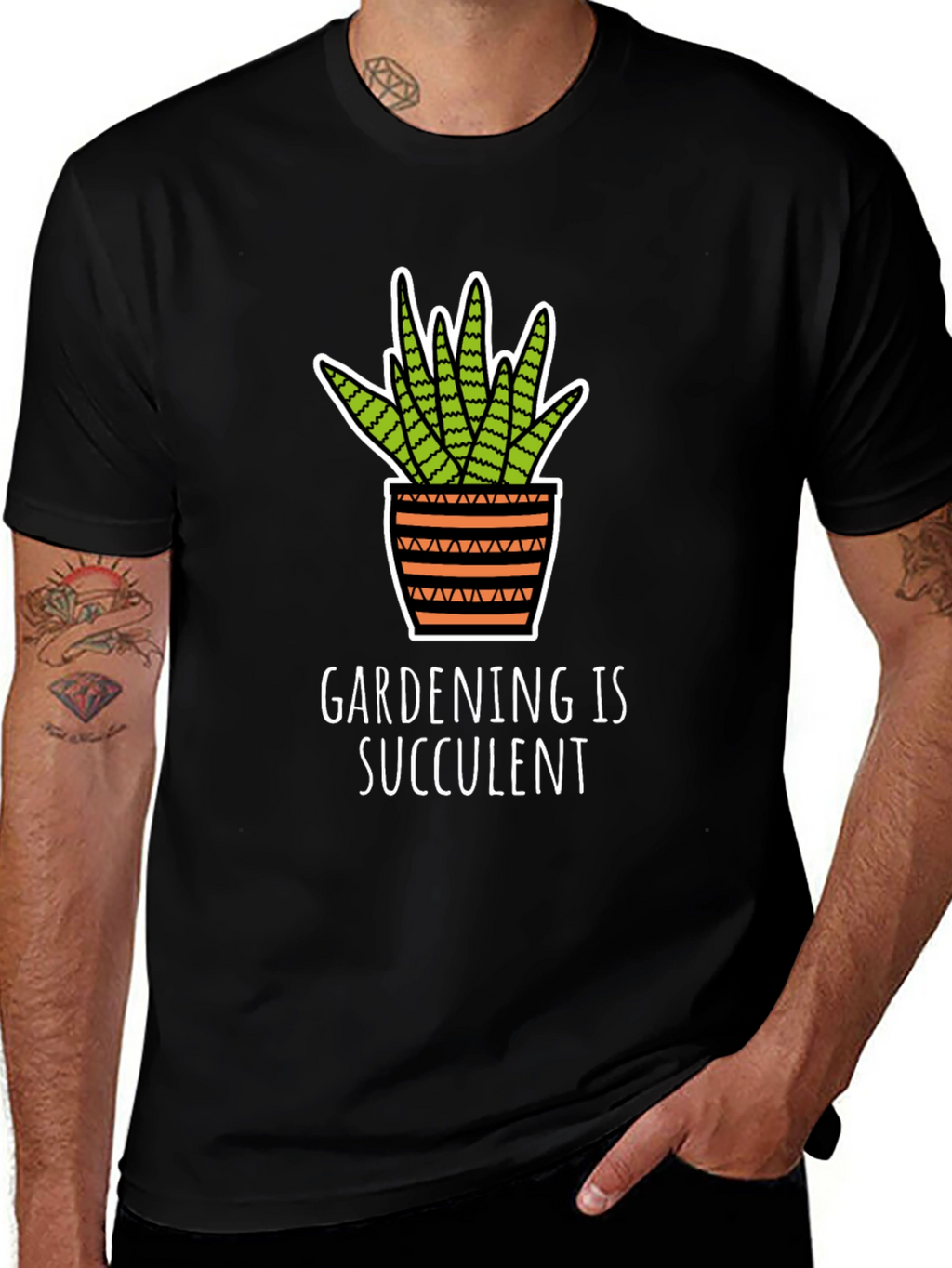 Gardening Is Succulent T-Shirt Plant Lover Gift