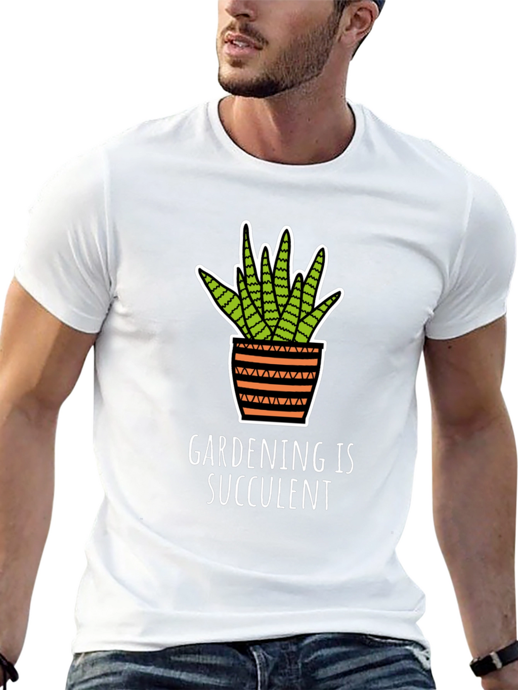 Gardening Is Succulent T-Shirt Plant Lover Gift